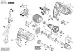 Bosch 3 603 A27 170 PSB 480 RE Percussion Drill 230 V / GB Spare Parts PSB480RE